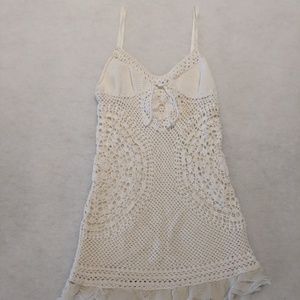 Free People Crochet Mini Dress - XS